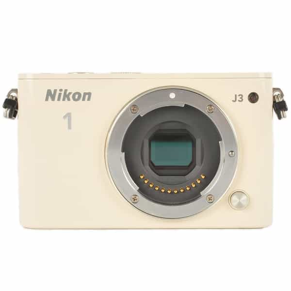 Nikon 1 J3 Mirrorless Digital Camera, Beige {14.2MP} with 10-30mm F/3.5-5.6 VR Lens, Beige {40.5}