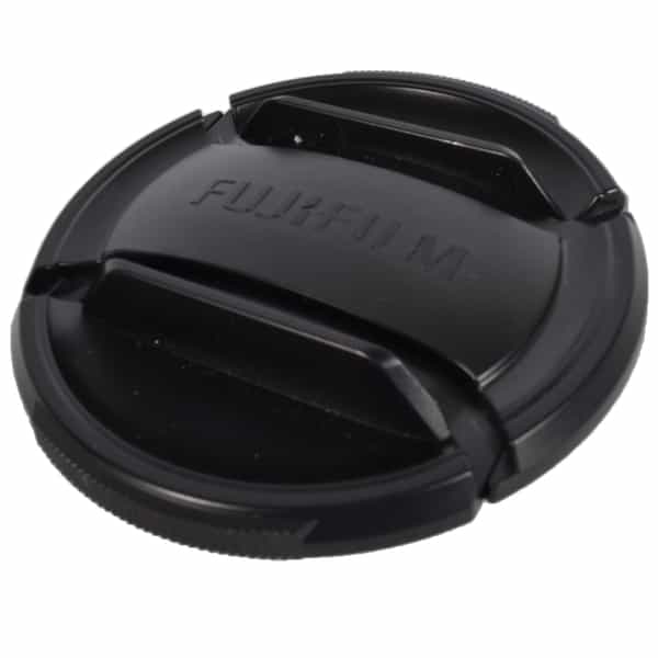 Fujifilm 67mm Front Lens Cap, Black, Snap Inside Squeeze-On 