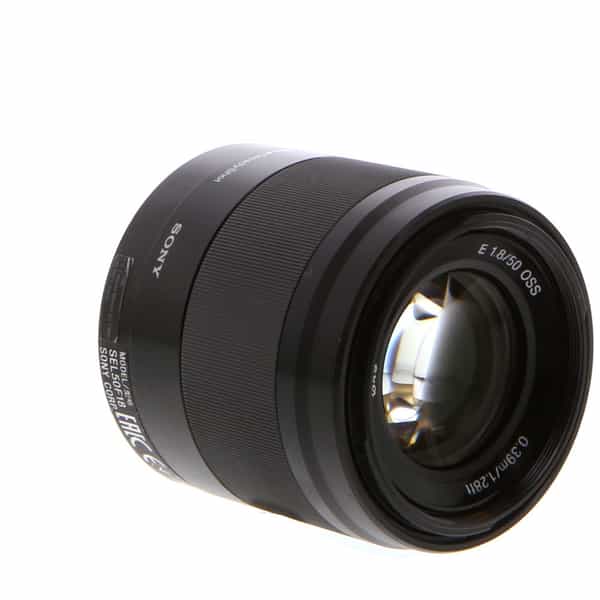 Sony E 50mm f/1.8 E OSS Autofocus APS-C Lens for E-Mount, Black