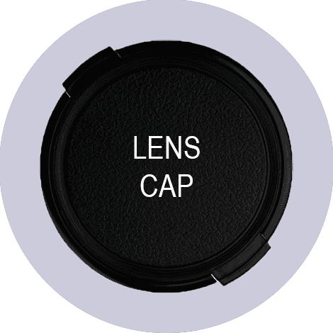 Konica 57mm Plastic Slip-On Black Front Lens Cap