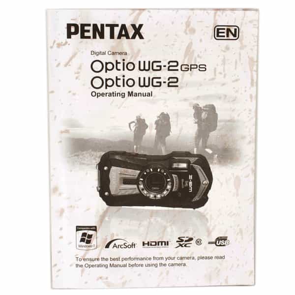 Pentax Optio WG-2GPS/WG-2 Instructions