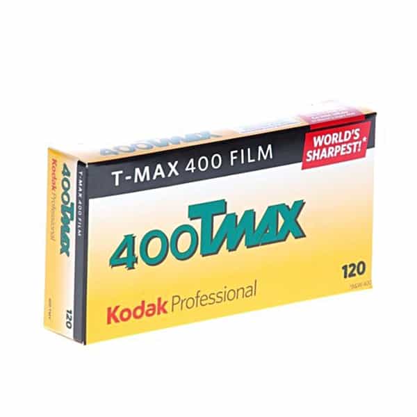 Kodak TMY 120 T-Max 400 (ISO 400) Propack (5 Rolls) Black & White Film, Medium Format