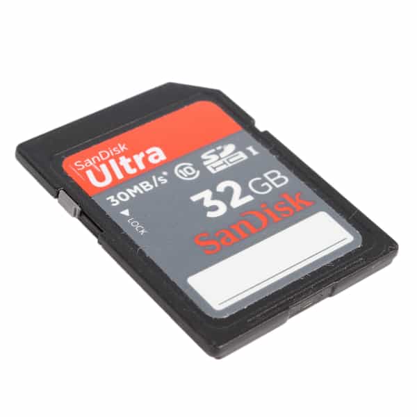 SanDisk Ultra 32GB SDHC 30 MB/s Class 10 Memory Card
