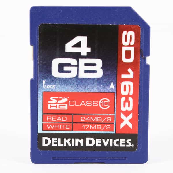 Miscellaneous Brand 4GB Class 10 SDHC Memory Card