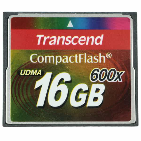 Transcend 16GB 600X UDMA Compact Flash [CF] Memory Card