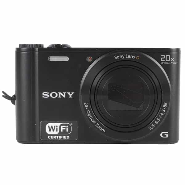 Sony Cyber-Shot DSC-WX300 Digital Camera, Black {18.2MP} at KEH Camera