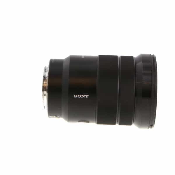 Sony E 18-105mm f/4 G PZ OSS Autofocus APS-C Lens for E-Mount, Black {72}  SELP18105G - With Caps and Hood - EX+
