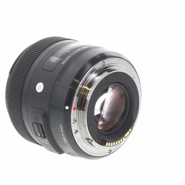 Sigma 30mm f/1.4 DC A (Art) Autofocus APS-C Lens for Canon EF-S