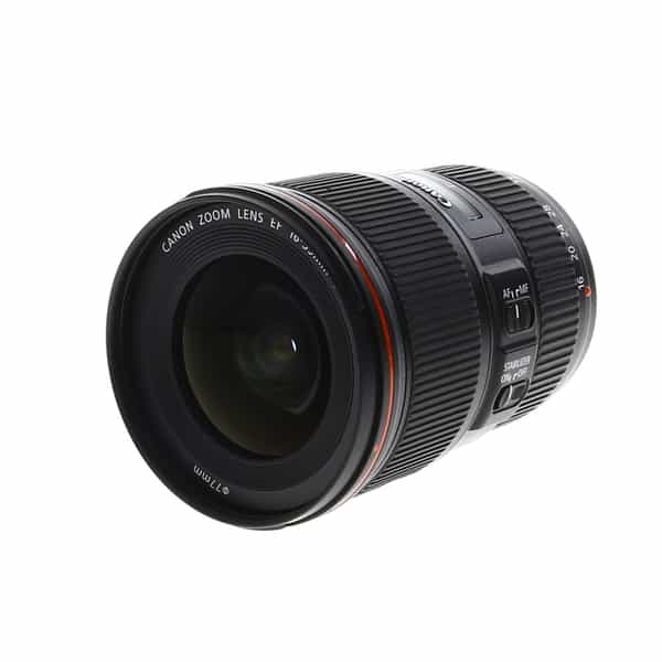 Canon 16-35mm f/4 L IS USM EF Mount Lens {77} - With Caps, Case and Hood -  LN-