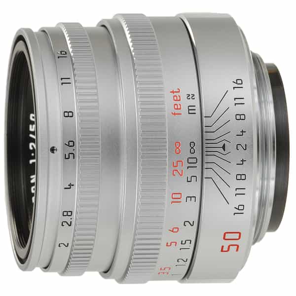 Leica 28mm f/2 Summicron-M ASPH. M-Mount Lens, Germany, Silver, 6