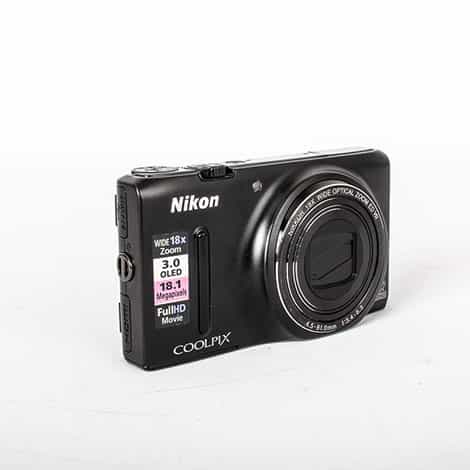 Nikon Coolpix S9400 Digital Camera, Black {18.1MP} at KEH Camera