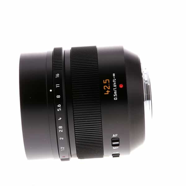 kapitalisme Ontwijken Wereldrecord Guinness Book Panasonic Lumix Leica 42.5mm f/1.2 DG Nocticron ASPH. Power O.I.S.  Autofocus Lens for MFT (Micro Four Thirds), Black {67} at KEH Camera