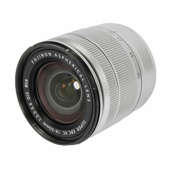 Fujifilm XC 16-50mm f/3.5-5.6 OIS Fujinon Lens for APS-C Format X-Mount, Silver {58}