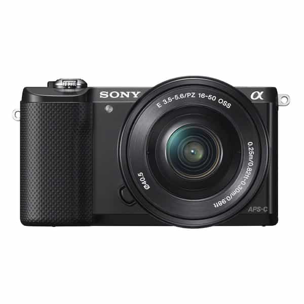 Sony a5000 Mirrorless Camera, Black (20.1MP) with 16-50mm f/3.5-5.6 PZ OSS Lens, Black {40.5} 
