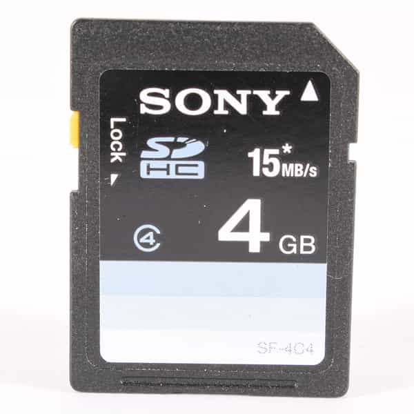 Sony SDHC 4GB Class 4 15MB/s Memory Card 