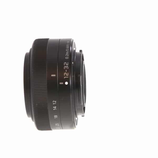 Panasonic Lumix G Vario 12-32mm f/3.5-5.6 ASPH. Mega O.I.S. Autofocus Lens  for MFT (Micro Four Thirds), Black {37} - With Caps - EX+