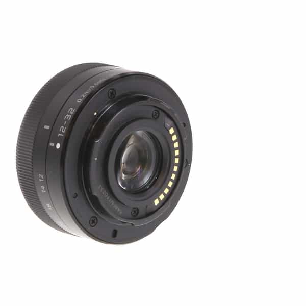 Panasonic Lumix G Vario 12-32mm f/3.5-5.6 ASPH. Mega O.I.S. Lens for MFT  (Micro Four Thirds), Black {37} - With Caps - LN-