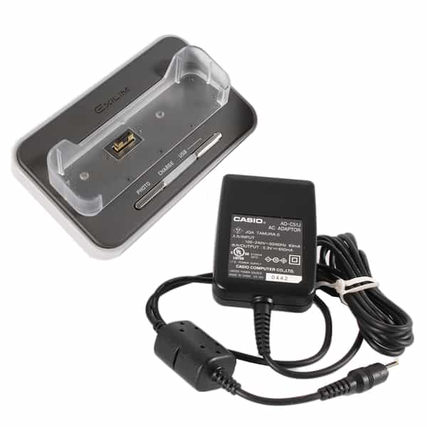 Casio CA-26 Charger/AC Adapter Dock (EX-Z750) With AC Adapter AD-C51J  