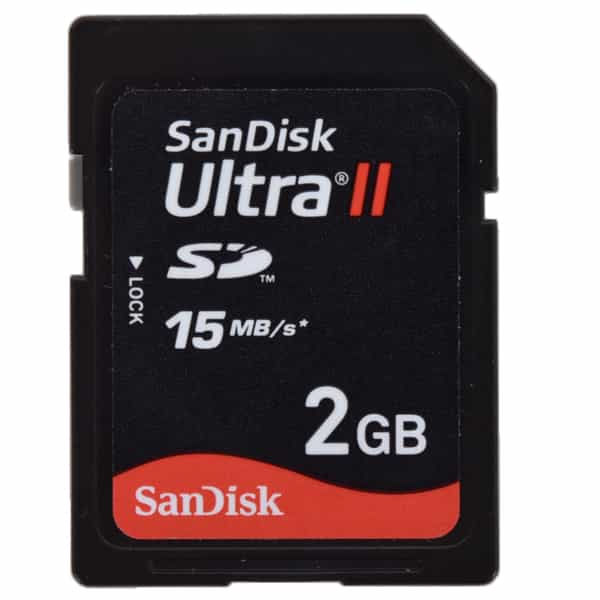 SanDisk 2GB 15 MB/s Ultra II SD Memory Card
