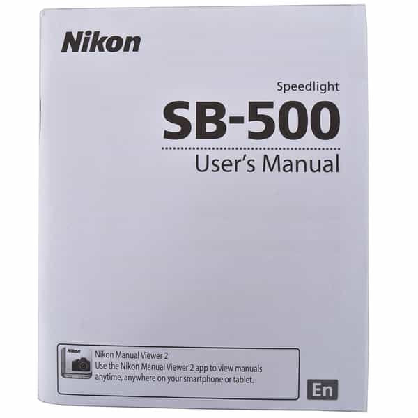 Nikon SB-500 Instructions