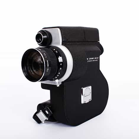 Canon Zoom DS-8 Super 8 Movie Camera with 7.5-60mm f/1.4 Lens at 