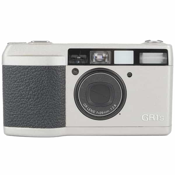 Ricoh GR1S 28 F/2.8 Silver 35mm Camera