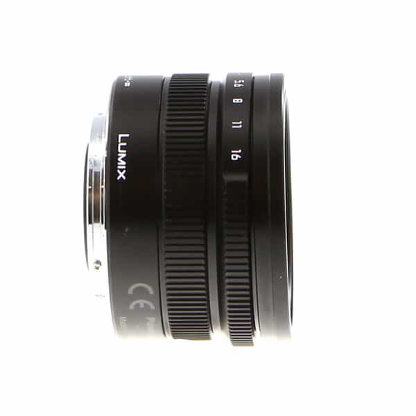 Panasonic Lumix Leica 15mm f/1.7 DG Summilux ASPH. Autofocus Lens for MFT (Micro Four Thirds), Black {46} with Decoration Ring KEH Camera
