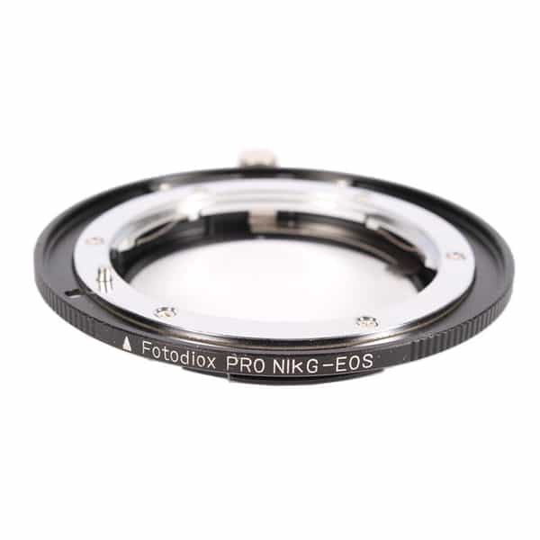 Fotodiox Pro Adapter for Nikon F-Mount, G-Type Lens to Canon EOS EF-Mount