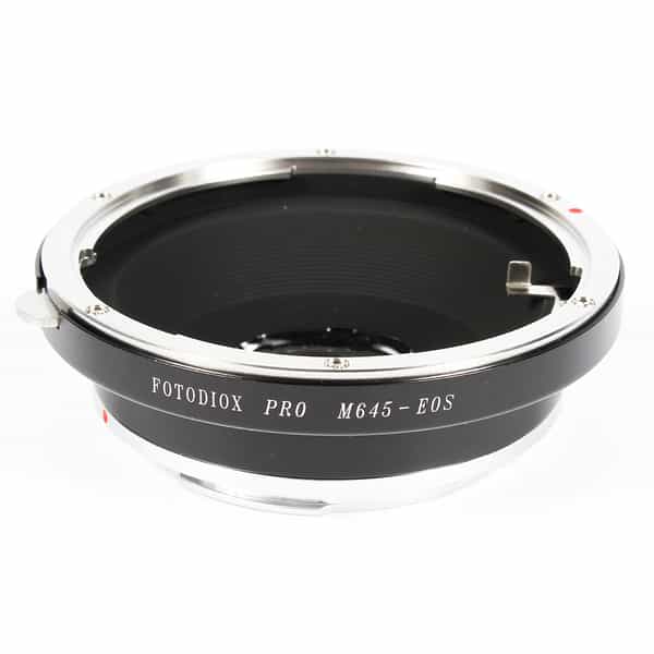 Fotodiox Pro Adapter with Focus Confirmation Chip for Mamiya 645 Lens to Canon EOS EF-Mount