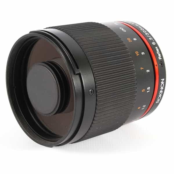 Rokinon 300mm f/6.3 Reflex ED UMC CS Manual Focus Lens for Fujifilm X-Mount, Black 