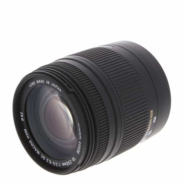 Sigma 18-250mm f/3.5-6.3 DC Macro HSM K Mount Autofocus Lens for