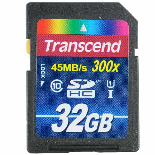 Transcend 32GB 300X Class 10 SDHC Memory Card