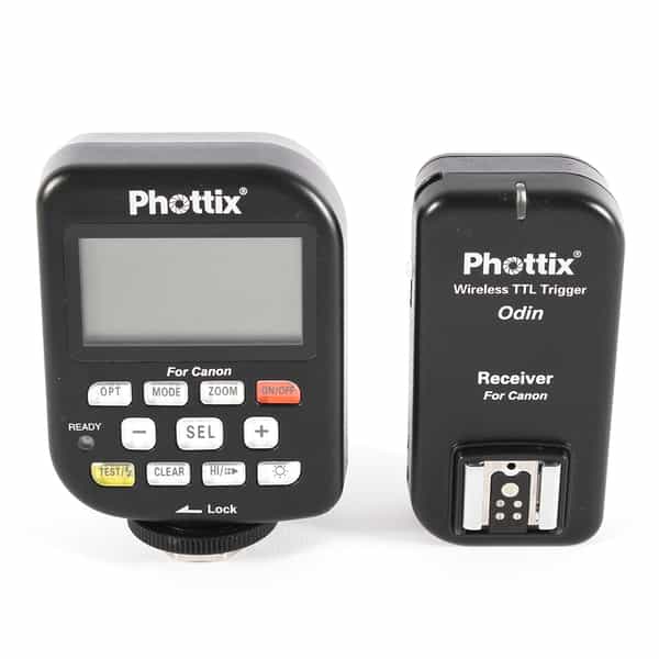 Phottix Odin Wireless TTL Trigger Set with Transmitter And 1 Receiver For Canon Digital
