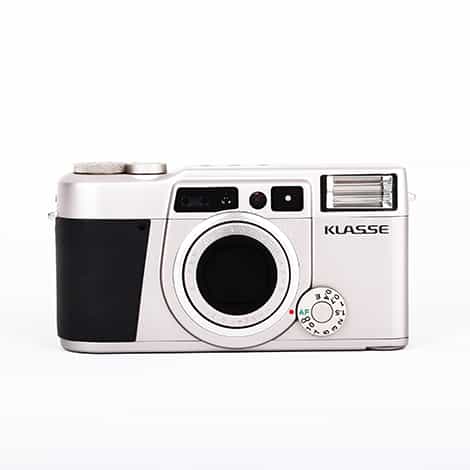 Fujifilm Klasse Original 35mm Camera with Super EBC Fujinon 38mm f/2.6,  Silver (Date Version) - With Display Case, Strap - EX