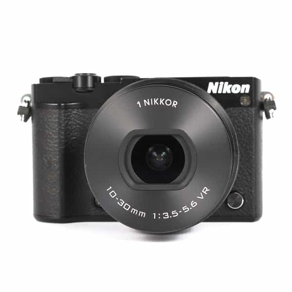 Nikon 1 J5 Mirrorless Camera, Black {20.8MP} with 10-30mm F/3.5-5.6 VR PD-Zoom Lens, Black