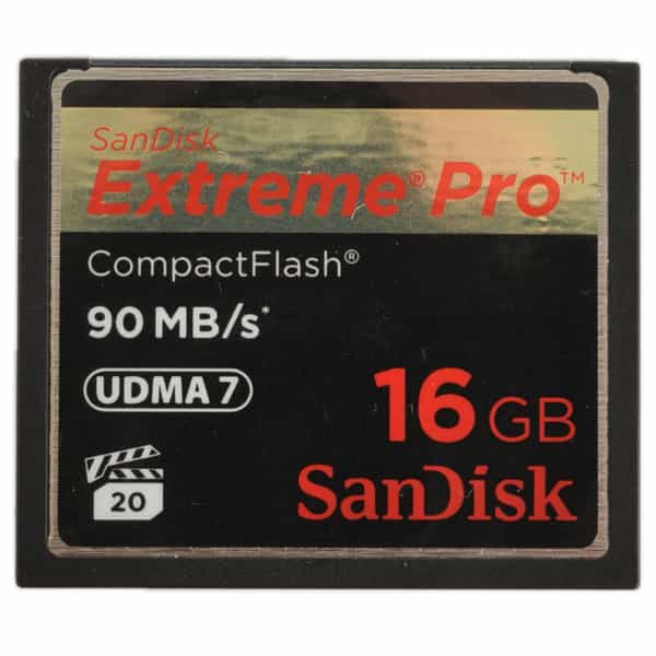 Sandisk Extreme PRO 16GB 90 MB/s UDMA 7 Compact Flash [CF] Memory Card
