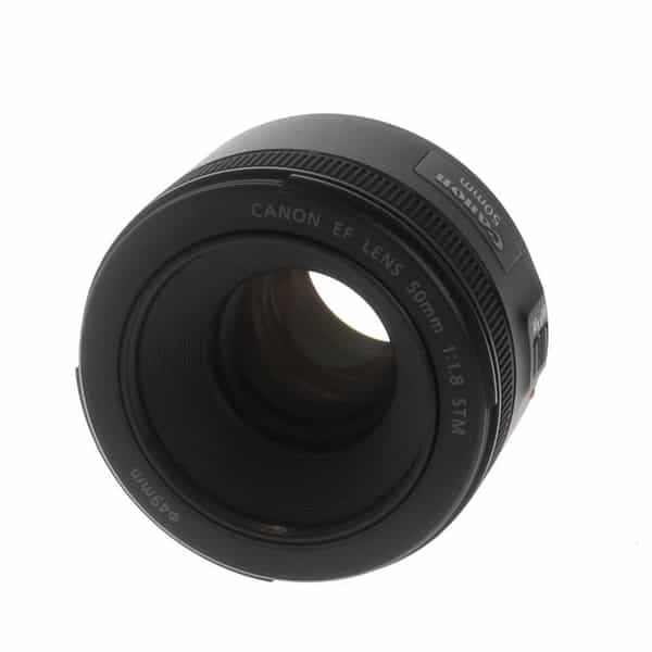 Canon 50mm f/1.8 STM EF-Mount Lens {49} - With Caps - LN-