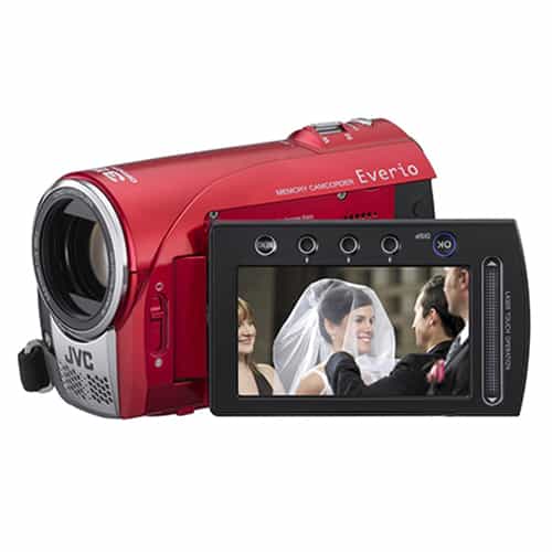 JVC Everio GZ-MS100RU Digital Camcorder, Red