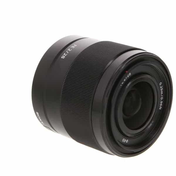 Sony FE 28mm f/2 Full-Frame Autofocus Lens for E-Mount, Black {49 ...