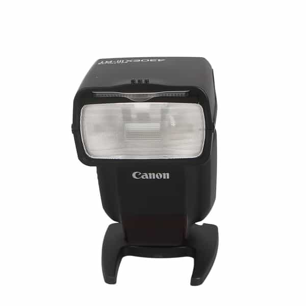 Canon Speedlite 430EX III-RT Flash [GN141] {Bounce, Swivel, Zoom} - With  Case & Mini Stand - EX+