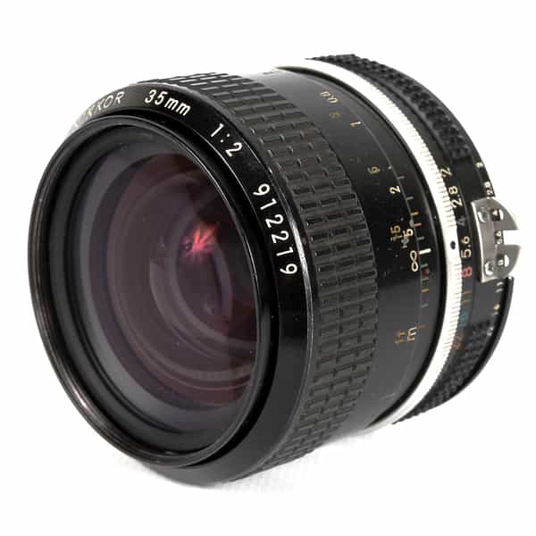 Nikon 35mm f/2 NIKKOR AI Manual Focus Lens {52} with CPU Contacts