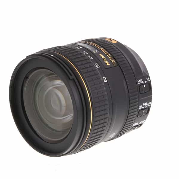 Brote combustible Normalmente Nikon AF-S DX Nikkor 16-80mm f/2.8-4 E ED IF VR Autofocus APS-C Lens, Black  {72} at KEH Camera