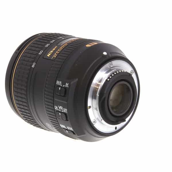 Nikon AF-S DX Nikkor 16-80mm f/2.8-4 E ED IF VR Autofocus APS-C Lens, Black  {72} - With Caps and Hood - EX