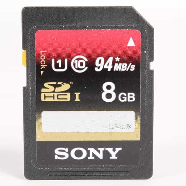 Sony SDHC 8GB I UHS 1 Class 10 94MB/s Memory Card 