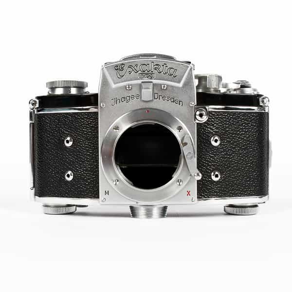 Exakta VX (Version 1 with M, X, T) 35mm Camera Body with Version 2 Waistlevel 