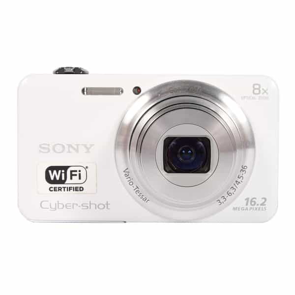 Sony Cyber-Shot DSC-WX80 Digital Camera, White {16.2MP}