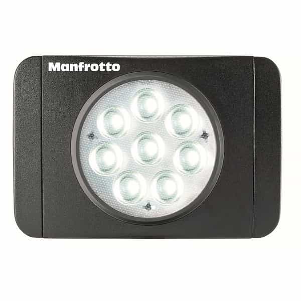 Manfrotto Lumimuse, 8 LED Light,550 Lux Dimmable (MLUMIEMU-BK)