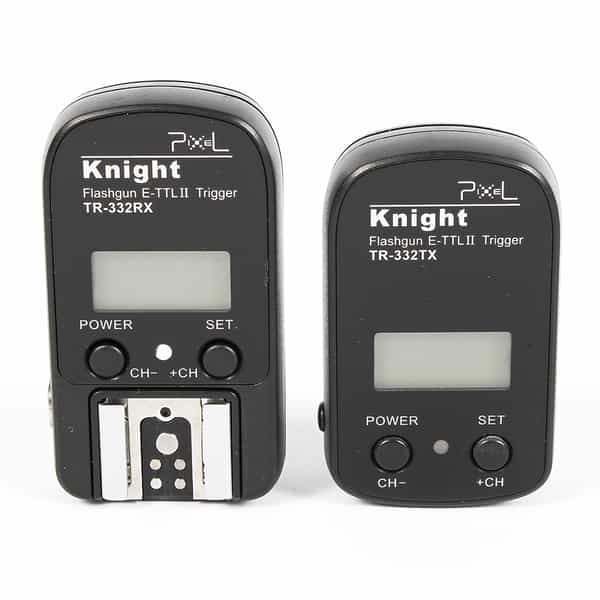 Pixel Knight TR-332 E-TTL Wireless Remote Shutter & Flash Transmitter And Receiver For Canon EOS 