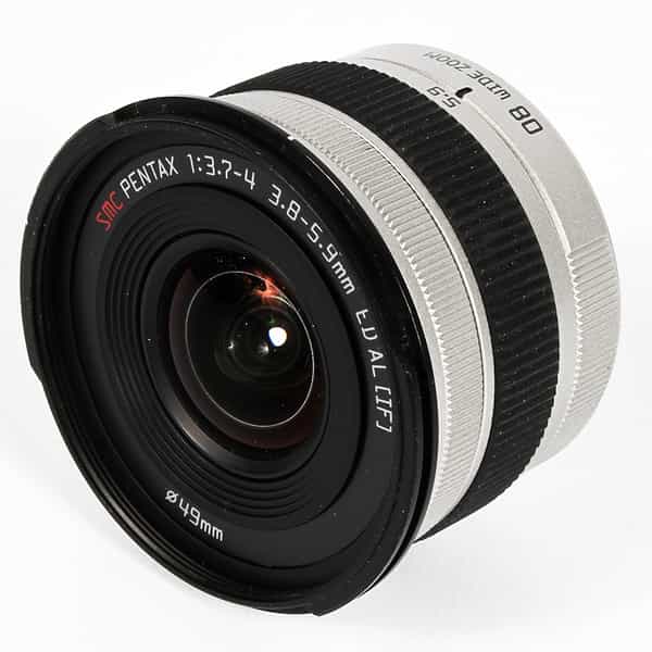 Pentax 3.8-5.9mm f/3.7-4 SMC ED AL [IF] 08 Wide Zoom Lens for Pentax Q System, Silver {49}