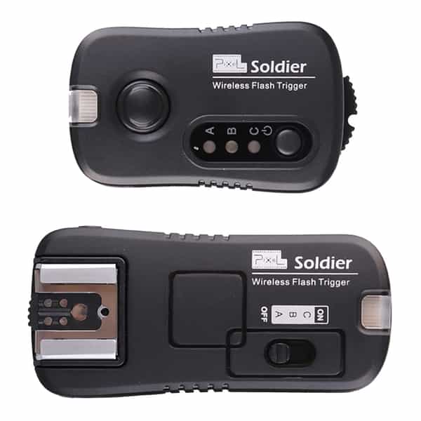 Pixel Soldier Wireless Flash Grouping/Shutter Remote Control (Transmitter & Receiver) For Canon Digital